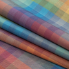 Premium Rainbow Checks Cotton Shirting - Folded | Mood Fabrics