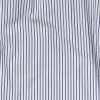 Premium Navy Blue Pencil Striped Wrinkle Resistant Twill Cotton Shirting | Mood Fabrics