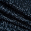 Metallic Navy Dimensional Scallops Brocade - Folded | Mood Fabrics
