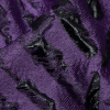 Metallic Purple and Black Abstract Luxury Brocade - Detail | Mood Fabrics