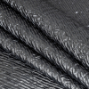 Metallic Gunmetal Wavy Luxury Brocade - Folded | Mood Fabrics