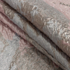 Metallic Silver, Pink and Aqua Abstract Luxury Brocade - Folded | Mood Fabrics