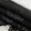 Metallic Black Abstract Luxury Burnout Brocade - Folded | Mood Fabrics