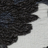 Metallic Black Abstract Luxury Burnout Brocade - Detail | Mood Fabrics