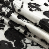 White and Black Floral Luxury Brocade - Folded | Mood Fabrics