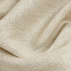 Metallic Pearled Ivory and Gold Linen - Detail | Mood Fabrics