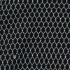 Italian Black and White Geometric Silk and Cotton Voile - Detail | Mood Fabrics