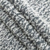 White-Tipped Gray Plush Knit - Folded | Mood Fabrics