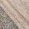 Eminence Salmon Luxury Tulle with Platinum Glitter Clusters - Folded | Mood Fabrics