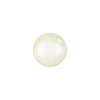 Vintage-Look Frosted Glass Button with Metal Shank Back - 20L/12.5mm | Mood Fabrics