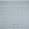 Pale Gray Blue Floral Corded Lace Panel - Full | Mood Fabrics