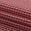 Campinas Red Organic Cotton Gingham - 0.125 - Folded | Mood Fabrics