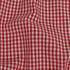 Campinas Red Organic Cotton Gingham - 0.125 - Detail | Mood Fabrics