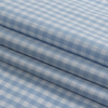 Londrina Light Blue Organic Cotton Gingham - 0.25 - Folded | Mood Fabrics
