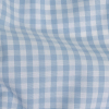Londrina Light Blue Organic Cotton Gingham - 0.25 - Detail | Mood Fabrics