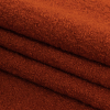 Ketil Terracotta Solid Boiled Wool - Folded | Mood Fabrics