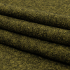 Ketil Chartreuse Marbled Boiled Wool - Folded | Mood Fabrics