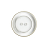 Transparent 2-Hole Tire Shaped Rim Button - 36L/23mm - Detail | Mood Fabrics