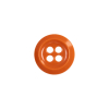 Orange 4-Hole Plastic Button - 22L/14mm | Mood Fabrics