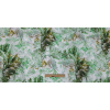 Toulouse Green and Yellow Tropical Oasis Mercerized Organic Egyptian Cotton Voile - Full | Mood Fabrics