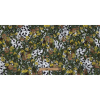 Toulouse Spotted Iris and Chrysanthemums Mercerized Organic Egyptian Cotton Voile - Full | Mood Fabrics