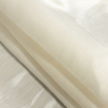 Turia Ivory Satin-Faced Linen and Silk Dupioni - Folded | Mood Fabrics