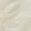 Turia Ivory Satin-Faced Linen and Silk Dupioni - Detail | Mood Fabrics