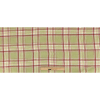Sweet Pea and Red Plaid Linen Woven - Full | Mood Fabrics