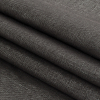 Bianca Smoke Gray Medium Weight Linen Woven with Metallic Silver Foil - Folded | Mood Fabrics