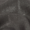 Bianca Smoke Gray Medium Weight Linen Woven with Metallic Silver Foil - Detail | Mood Fabrics
