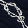 Mood Exclusive Night Sky Tangled Lines Cotton Poplin - Detail | Mood Fabrics
