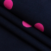 Mood Exclusive Night Sky and Pink Let's Bounce Stretch Cotton Sateen - Folded | Mood Fabrics