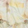 Mood Exclusive Yellow and Vanilla Ice Celestial Radiance Stretch Cotton Sateen | Mood Fabrics