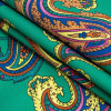 Mood Exclusive Kelly Green Palatable Paradise Stretch Cotton Sateen - Folded | Mood Fabrics