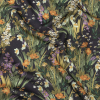 Mood Exclusive Muted Black Prairie Spring Viscose and Linen Twill | Mood Fabrics
