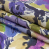 Mood Exclusive Purple Ipomea Impressions Viscose and Linen Twill - Folded | Mood Fabrics