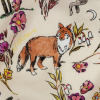 Mood Exclusive Ecru Wildwood Enchantments Viscose Twill - Detail | Mood Fabrics