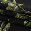 Mood Exclusive Black Heart of Palm Stretch Cotton Sateen - Folded | Mood Fabrics