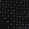 Mood Exclusive Black Geometric Gems Stretch Cotton Poplin | Mood Fabrics