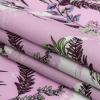 Mood Exclusive Lilac Ferns and Friends Cotton Voile - Folded | Mood Fabrics