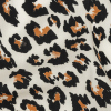 Mood Exclusive Ivory and Caramel Predator's Pride Cotton Poplin - Detail | Mood Fabrics