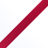 1/2 Scarlet Single Face Satin Ribbon - Detail | Mood Fabrics