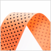 1.5 Apricot Polka Dot Grosgrain Ribbon - Detail | Mood Fabrics