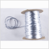 1mm Silver Rattail Cord | Mood Fabrics