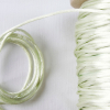 1mm Mint Rattail Cord - Detail | Mood Fabrics