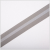Gray Reflective Grosgrain Ribbon | Mood Fabrics