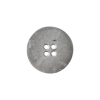 Italian Silver 4-Hole Metal Button with Slim Piecrust Rim - 32L/20mm - Detail | Mood Fabrics