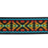 Rainbow and Black Tribal Embroidered Trimming - 1 - Detail | Mood Fabrics