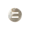 Imported Mother of Pearl Slatted Shell Button - 32L/20mm | Mood Fabrics