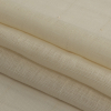 Ecru Slubbed Windowpane Checks Lightweight Linen Dobby - Folded | Mood Fabrics